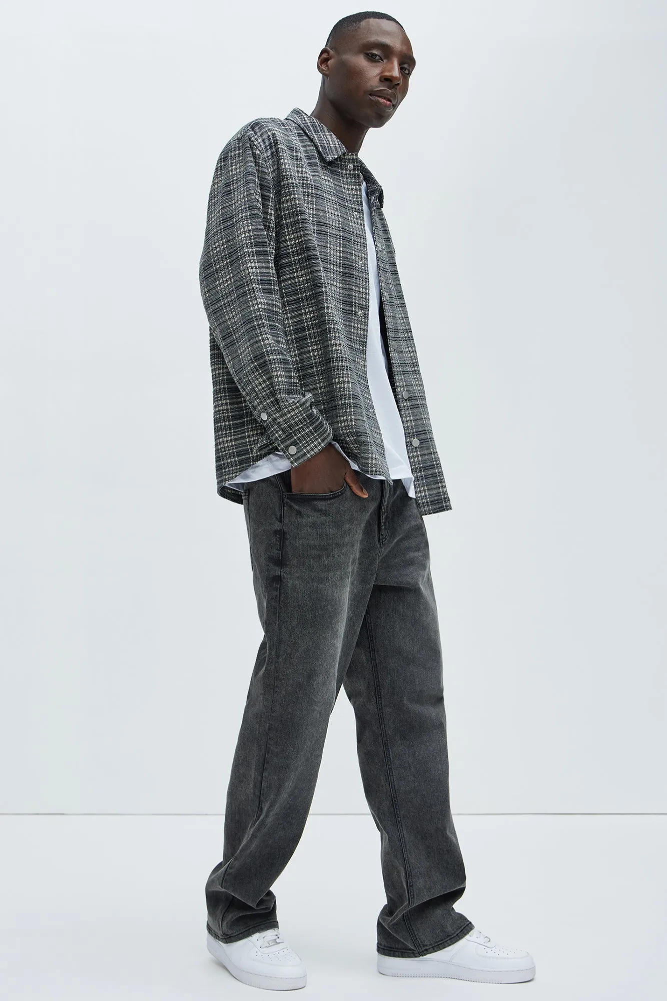 Andrew Straight Jeans - Black Wash