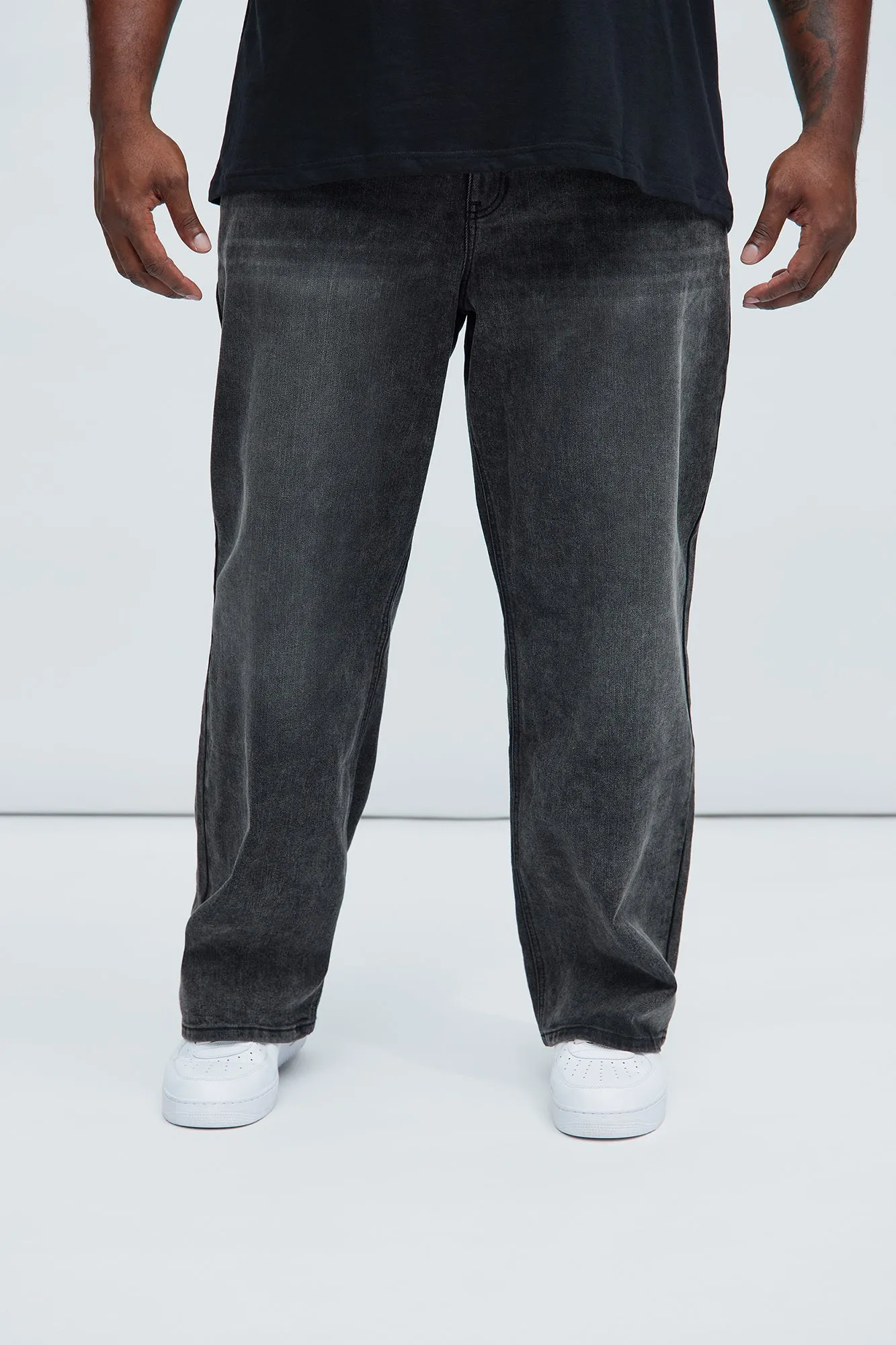 Andrew Straight Jeans - Black Wash