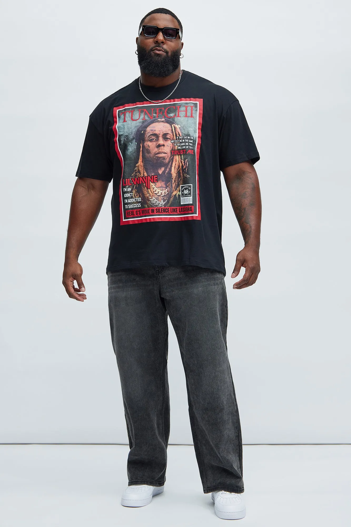 Andrew Straight Jeans - Black Wash