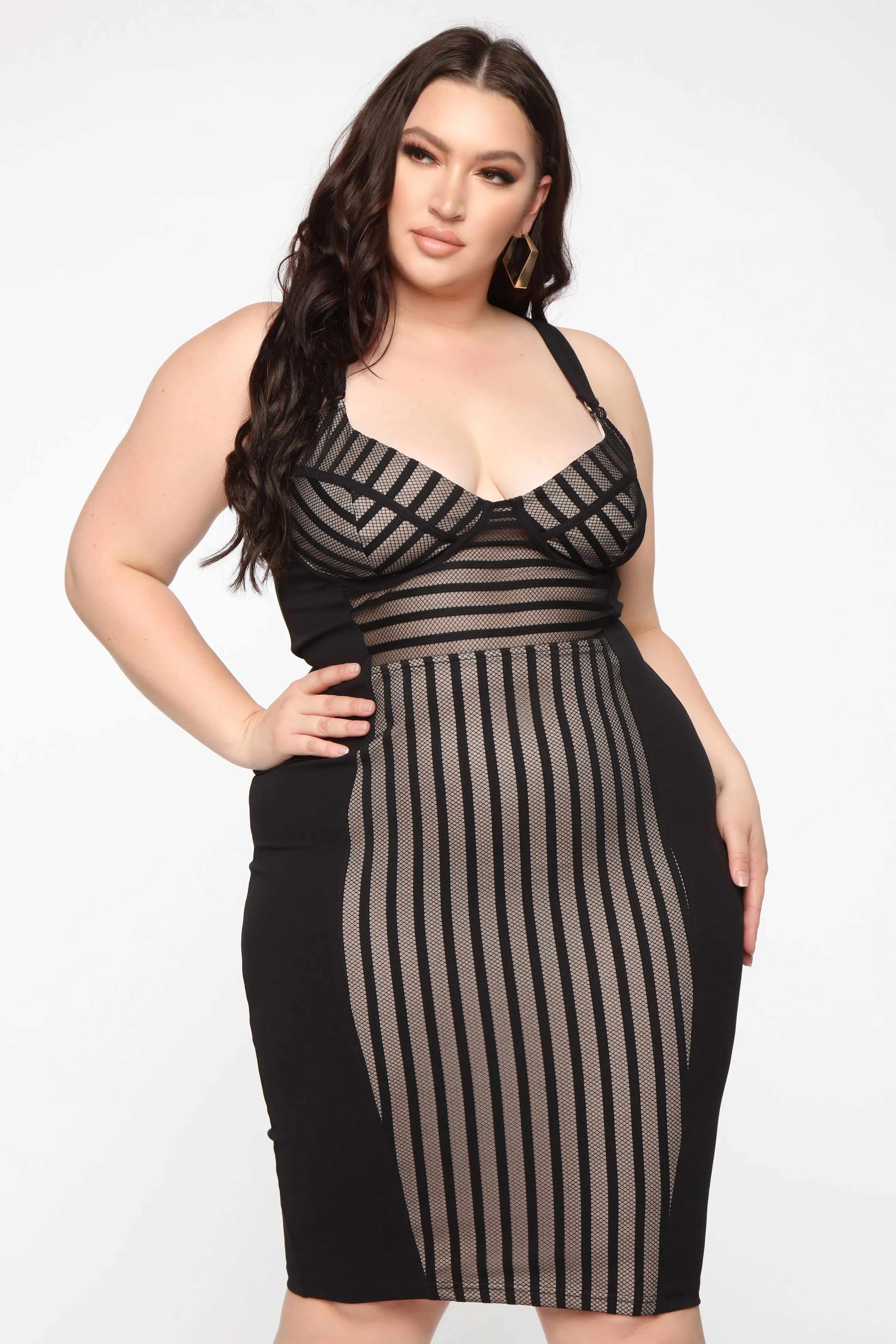 Another Memory Midi Dress - Black