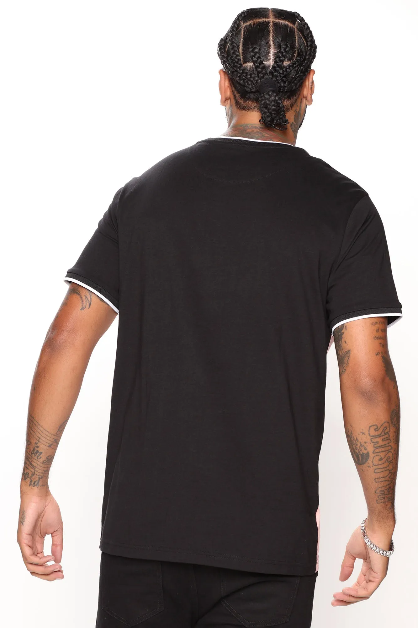 Answer The Call Short Sleeve Tee - Pink/combo