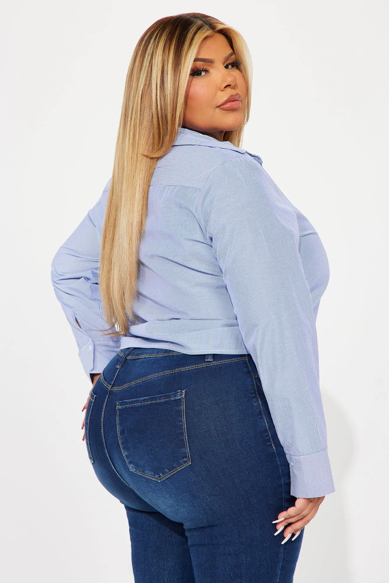 As I Am Striped Shirt - Blue/combo