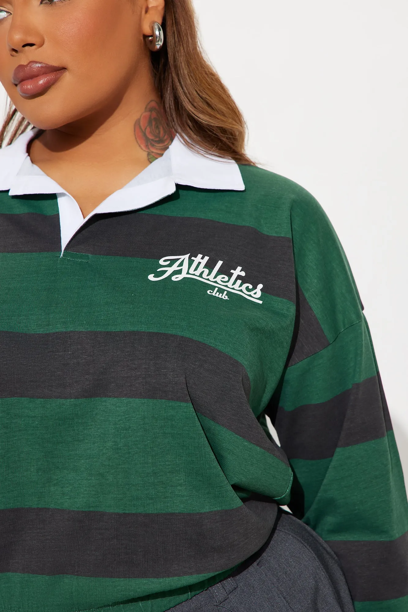 Athletics Club Polo Top - Green