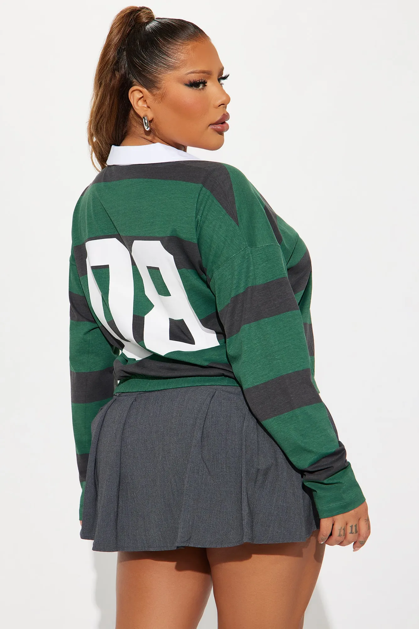 Athletics Club Polo Top - Green