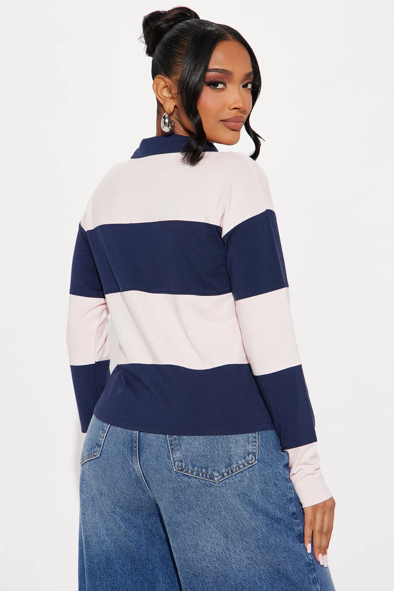 Back To It Rugby Shirt - Navy/combo