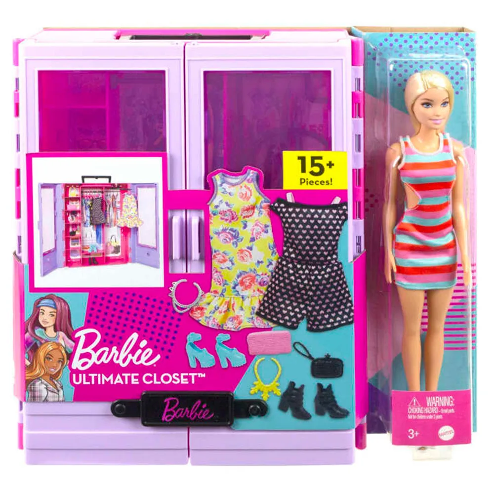 Barbie Nuevo Closet de Lujo con Muñeca HJL66