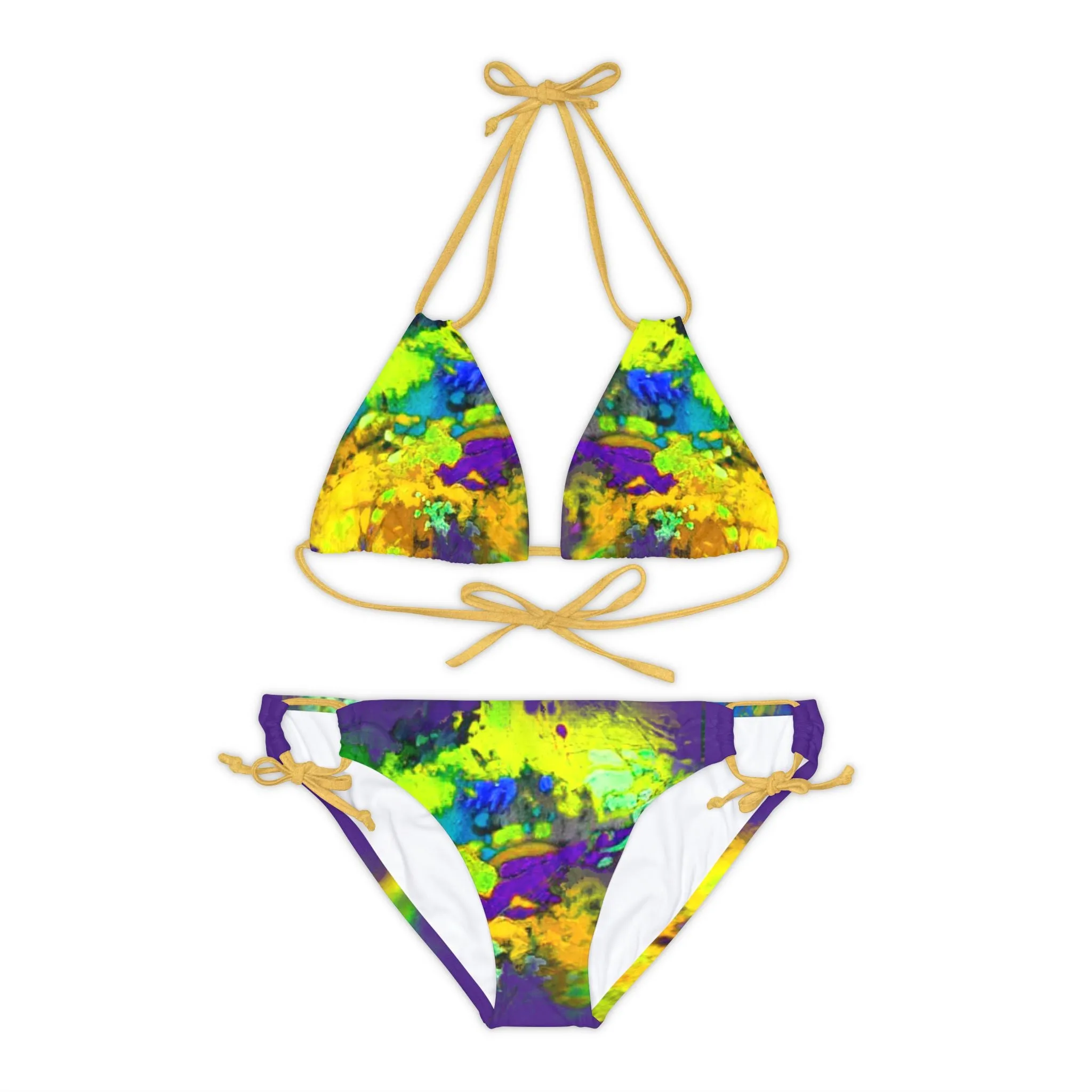 Bikini estampado artístico. ACIDEZ