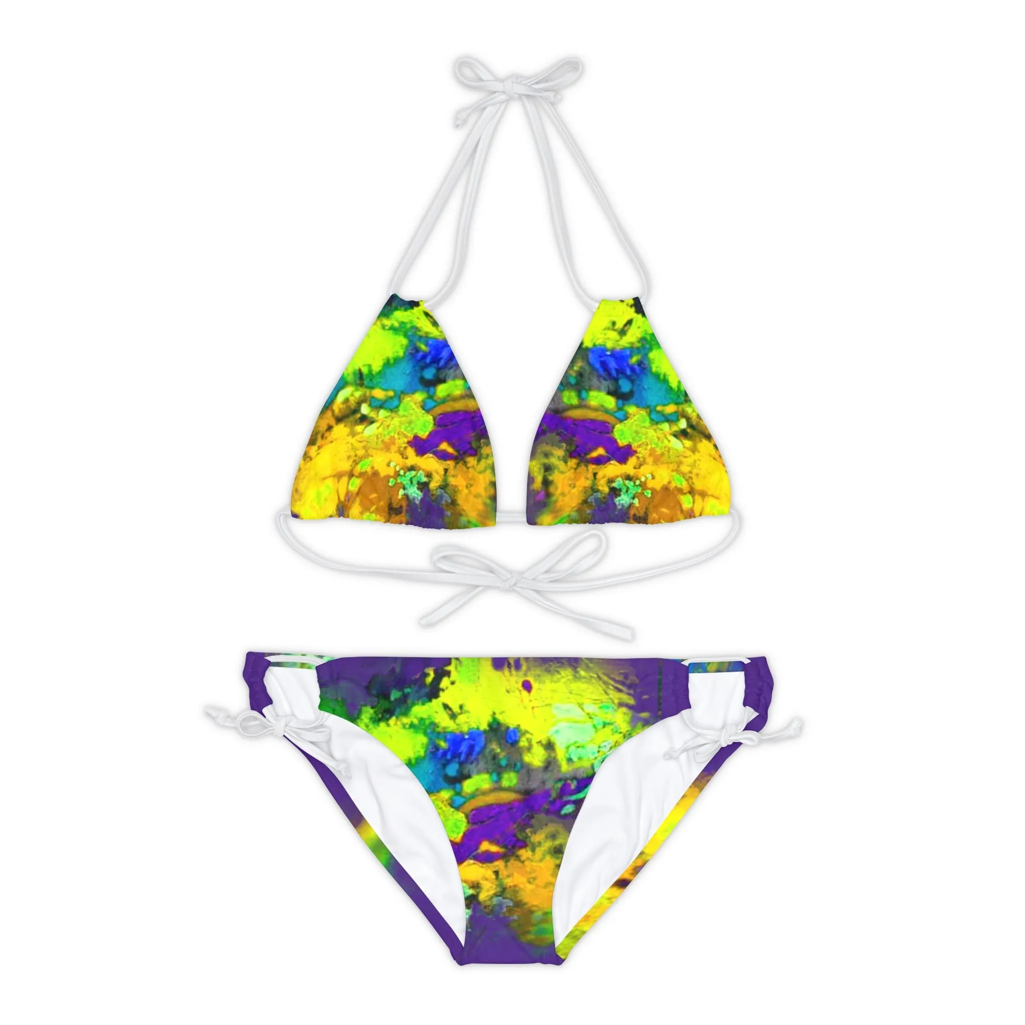Bikini estampado artístico. ACIDEZ