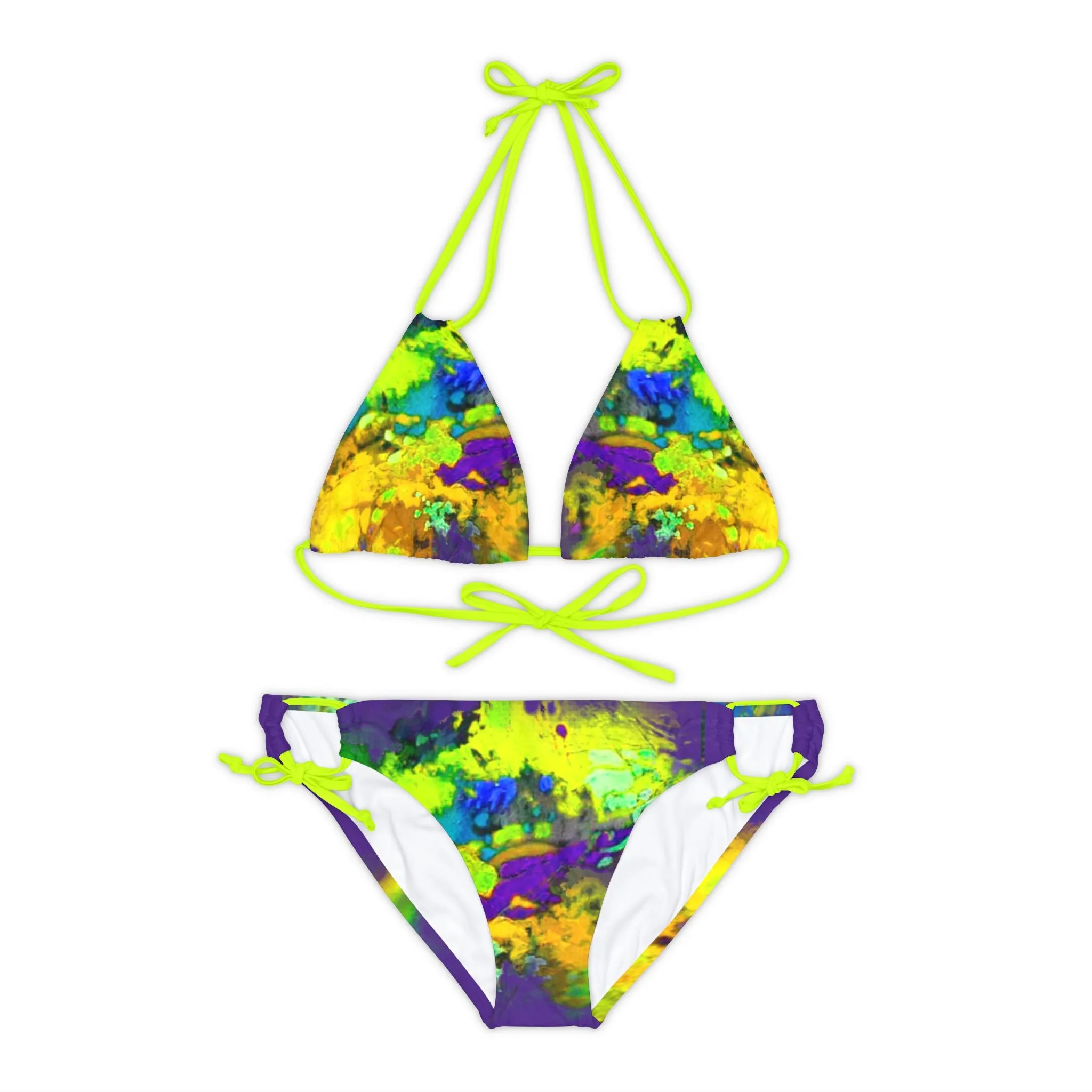 Bikini estampado artístico. ACIDEZ
