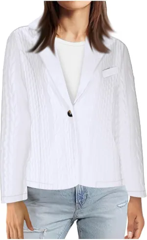Blazers for Women Lightweight Lapel Collar Solid Color Blazer Jacket Suit Button Business Casual Suit Jackets