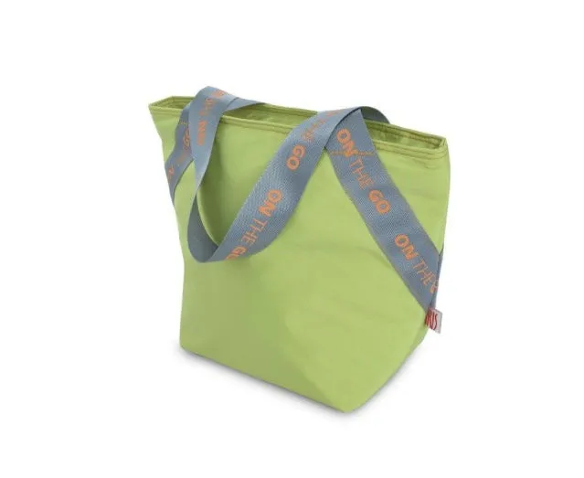 Bolsa portalimentos/Luchbag Tote on the go, en colores flúor.