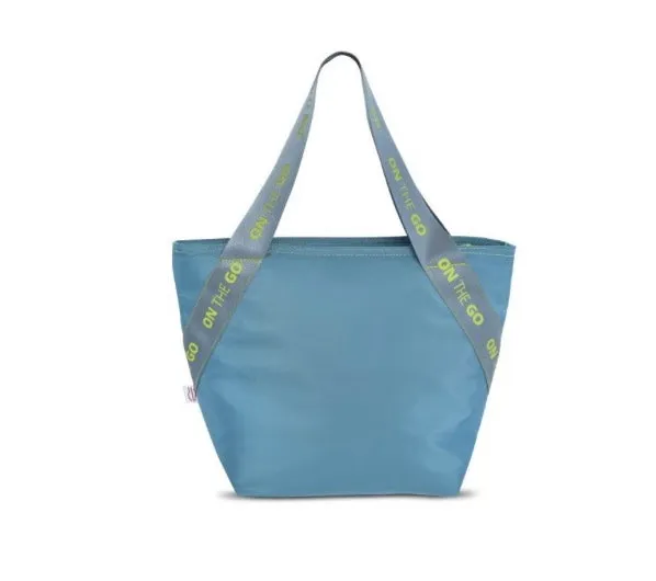 Bolsa portalimentos/Luchbag Tote on the go, en colores flúor.