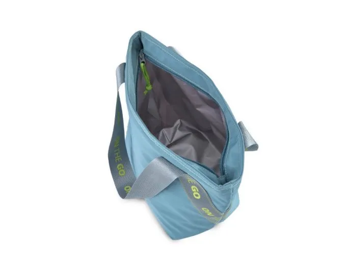 Bolsa portalimentos/Luchbag Tote on the go, en colores flúor.