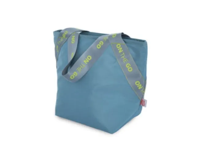 Bolsa portalimentos/Luchbag Tote on the go, en colores flúor.