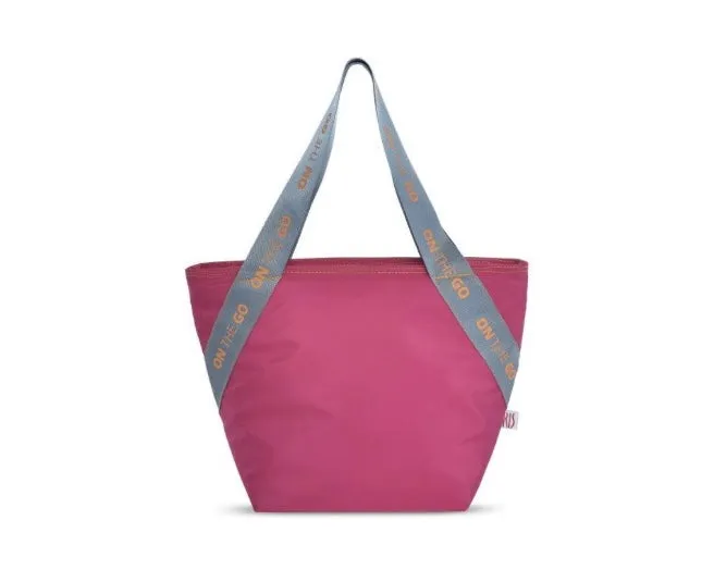Bolsa portalimentos/Luchbag Tote on the go, en colores flúor.