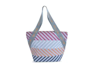 Bolsa portalimentos/Luchbag Tote on the go, en colores flúor.