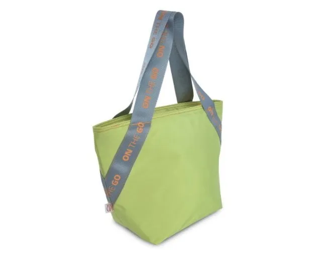 Bolsa portalimentos/Luchbag Tote on the go, en colores flúor.