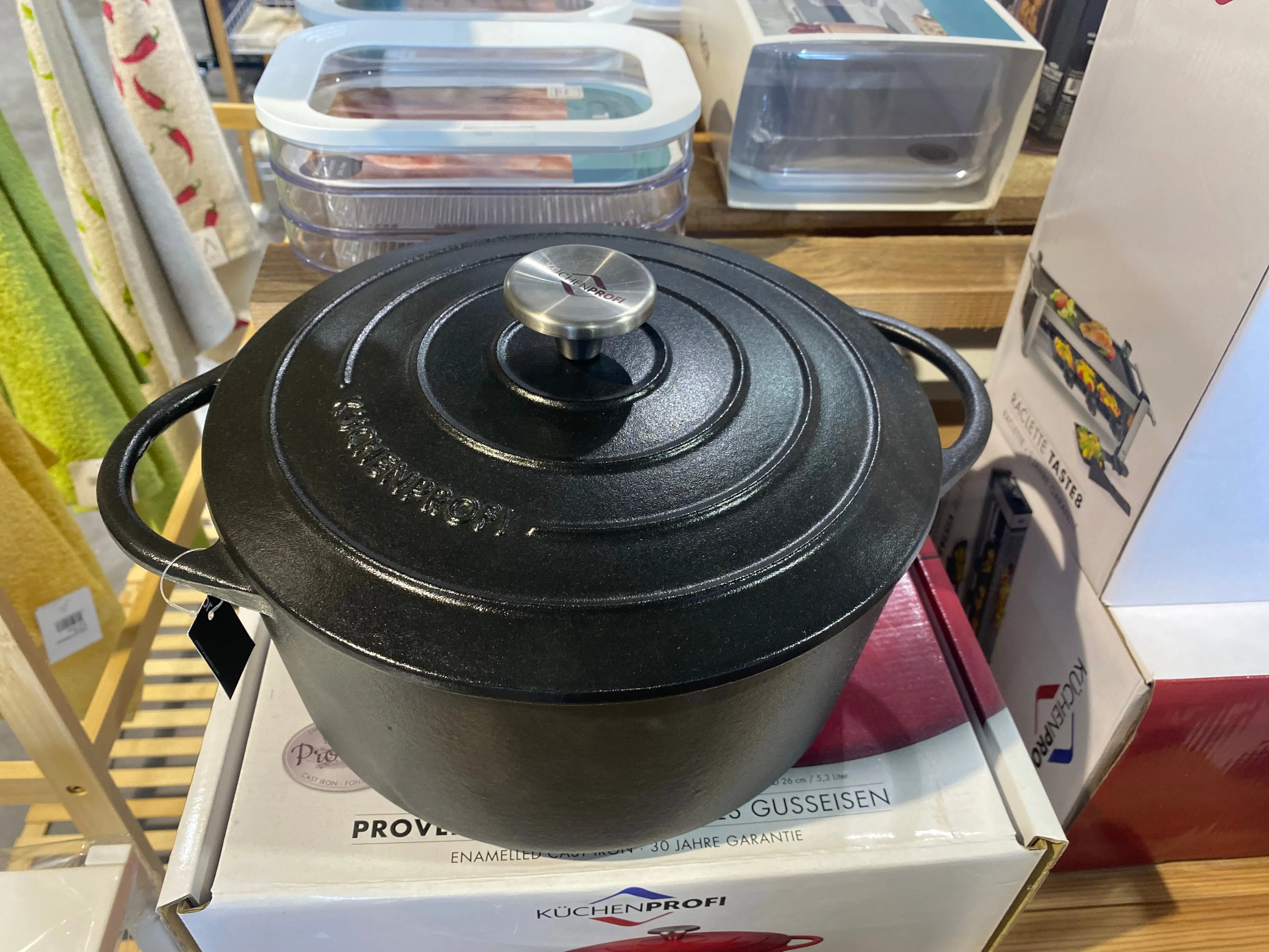 Cacerola/olla Cocotte de hierro fundido.