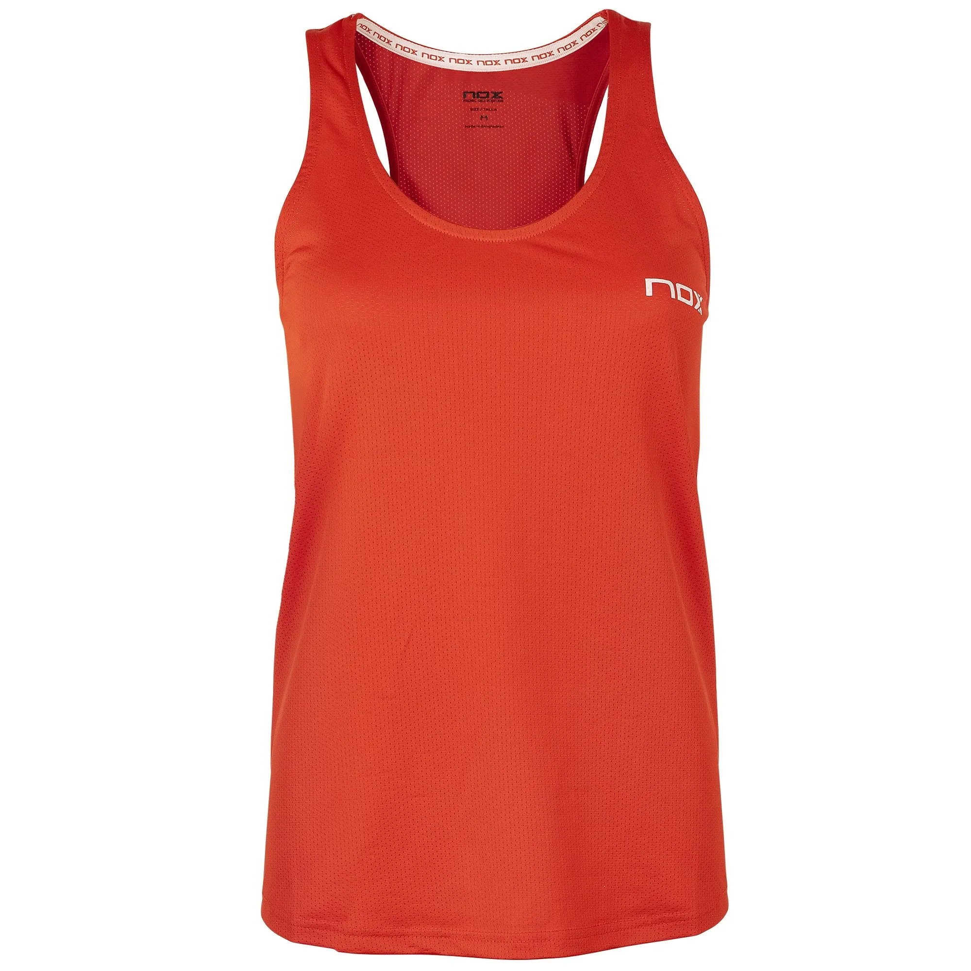 CAMISETA TIRANTES pádel mujer TEAM rojo