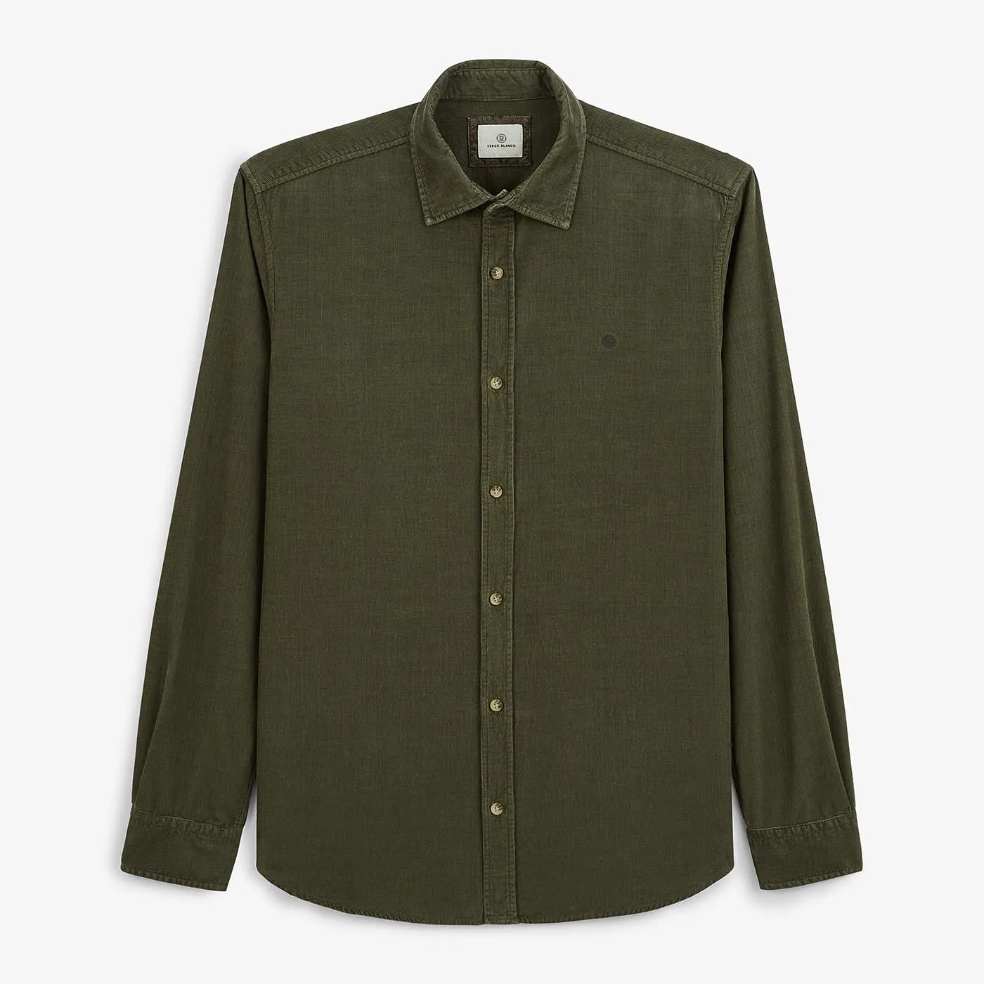 Chemise en velours army