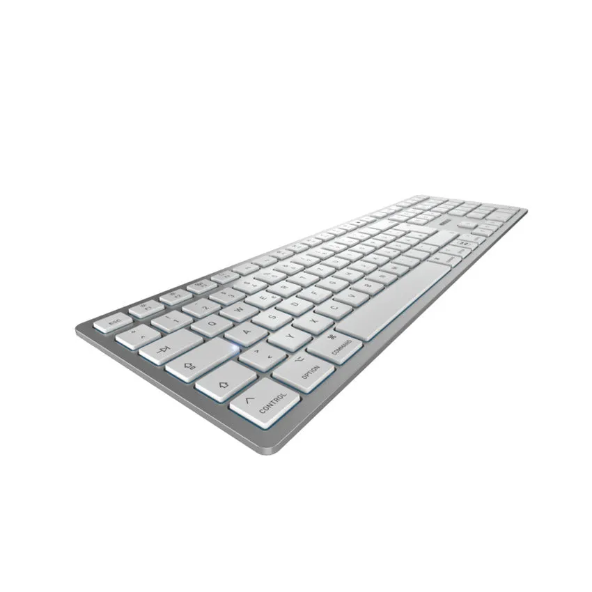 Cherry Kw 9100 Slim - Tastatur Wireless White Qwertz De