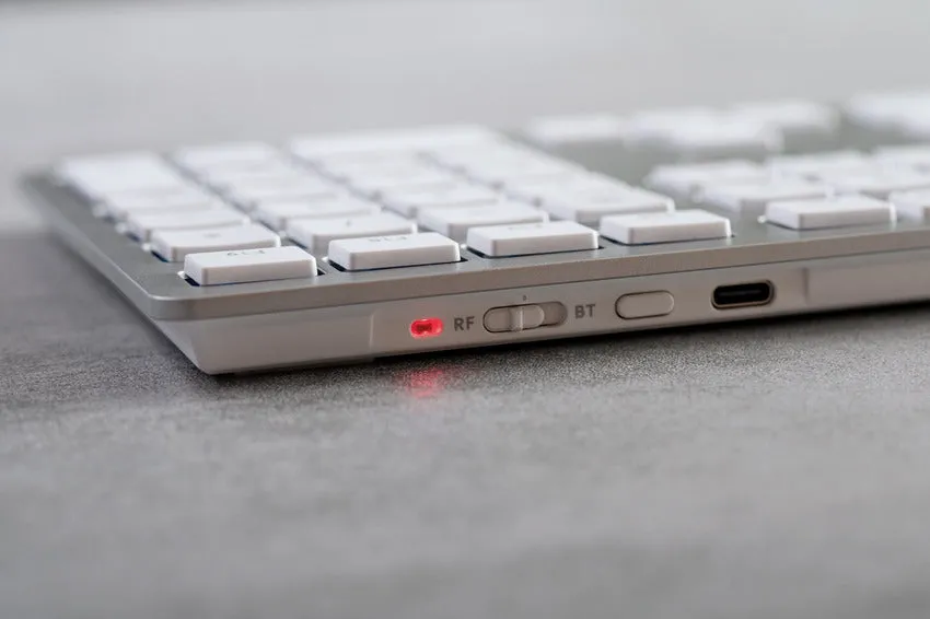 Cherry Kw 9100 Slim - Tastatur Wireless White Qwertz De