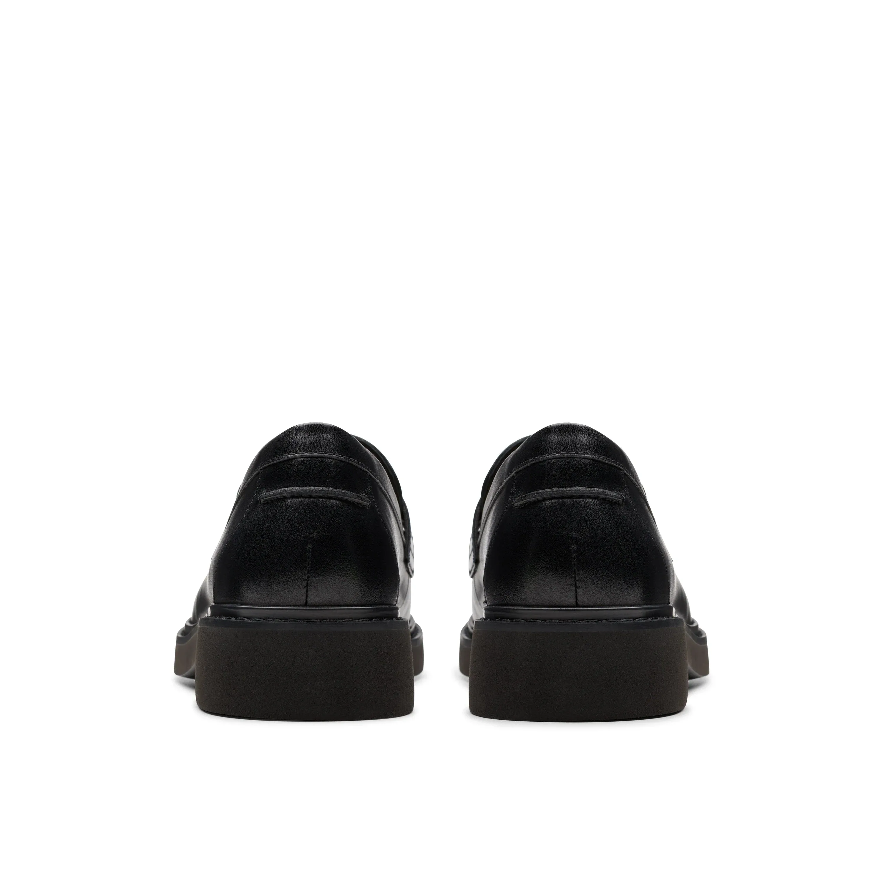 CLARKS | MOCASINES MUJER | SPLEND EDGE BLACK LEATHER | NEGRO