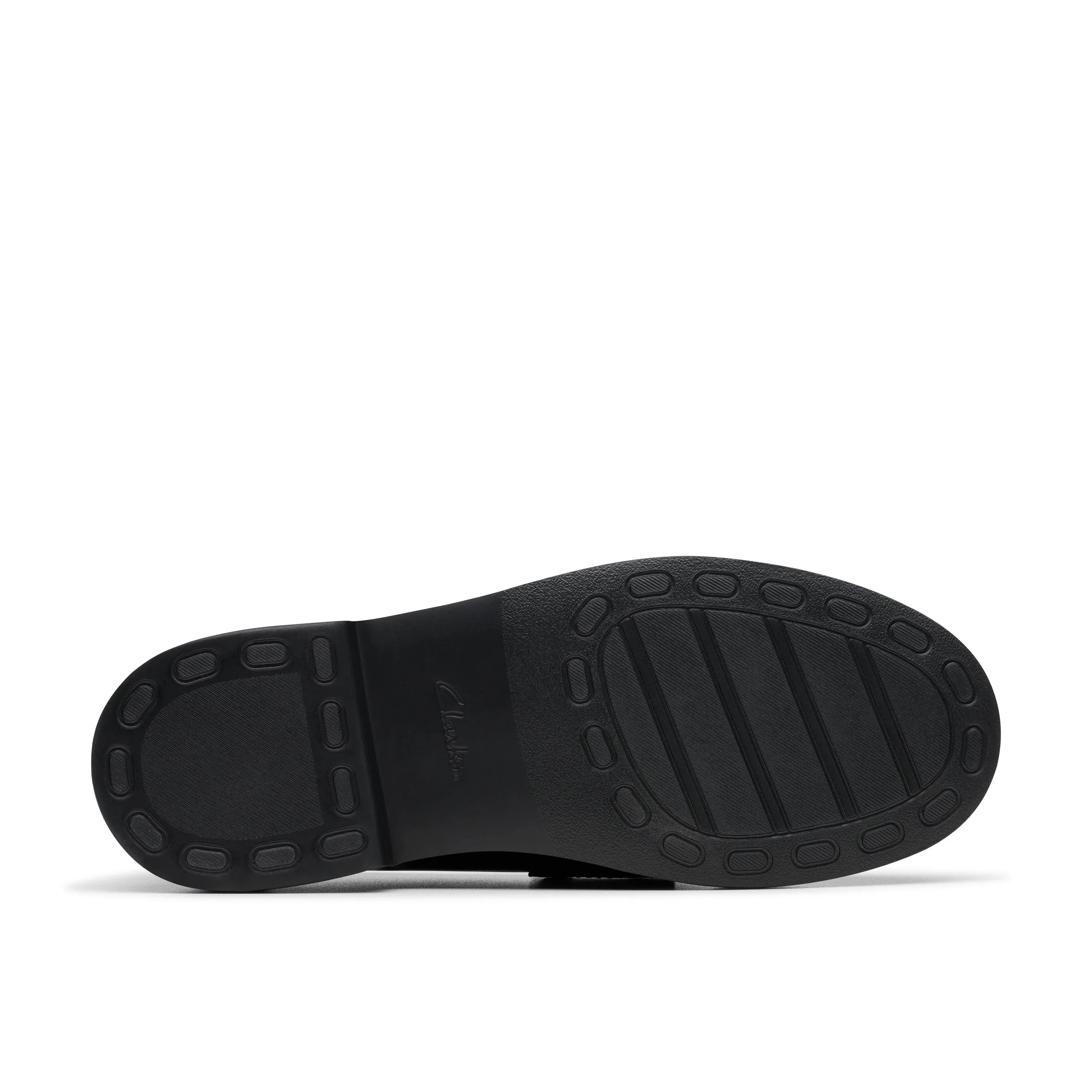 CLARKS | MOCASINES MUJER | SPLEND EDGE BLACK LEATHER | NEGRO