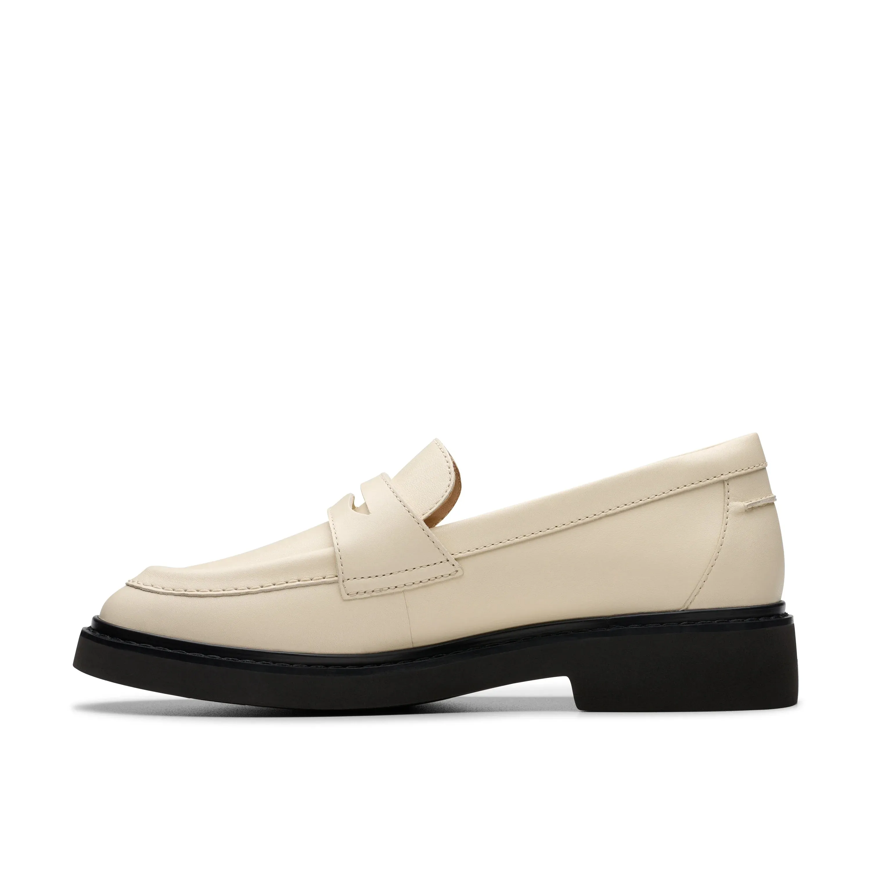 CLARKS | MOCASINES MUJER | SPLEND EDGE CREAM LEATHER | BEIGE