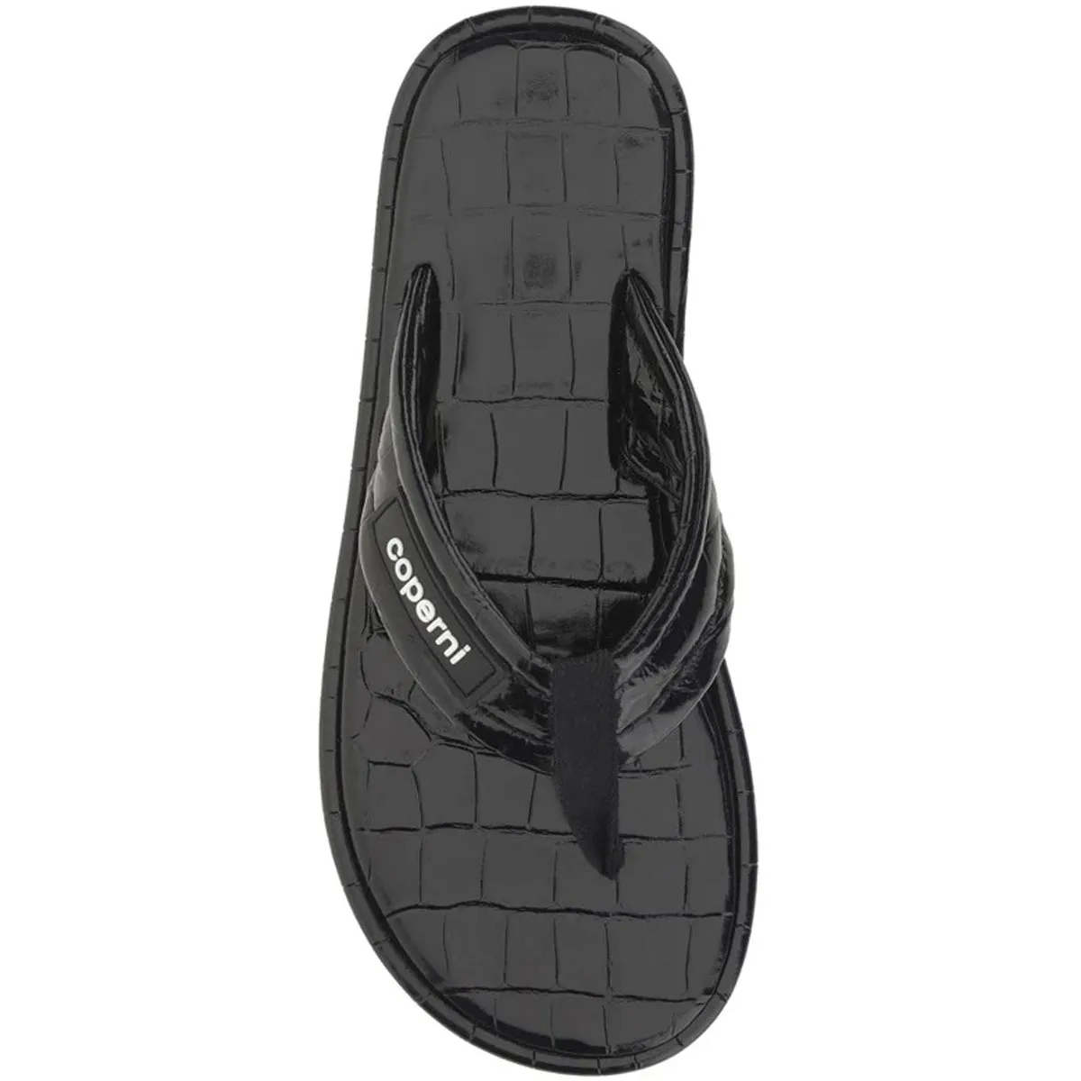 Croco Branded Flip Flop