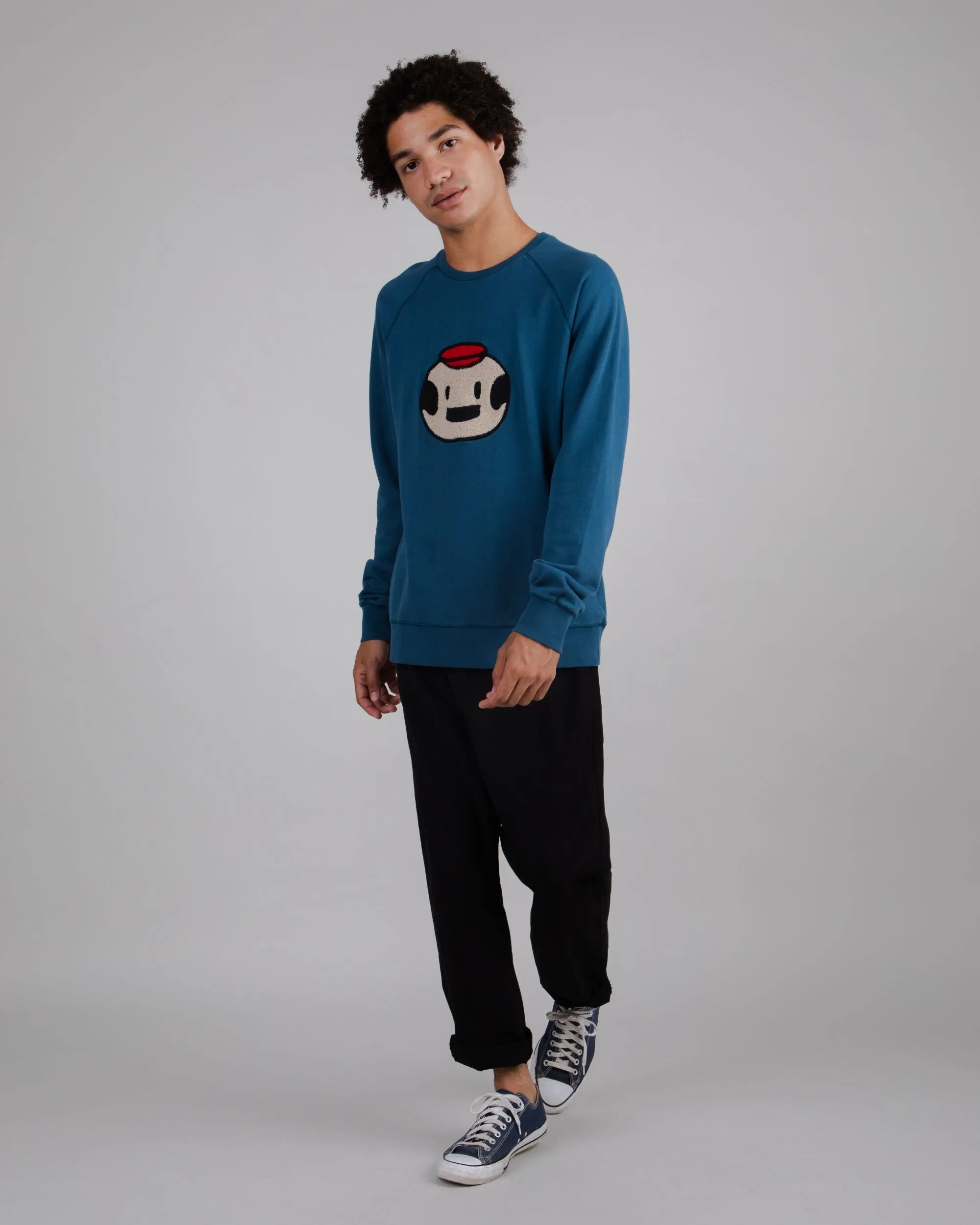 Dickie Logo Sweatshirt Blue