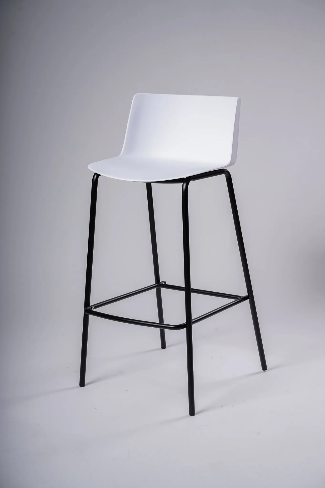 Emma Bar Stool Chair-White