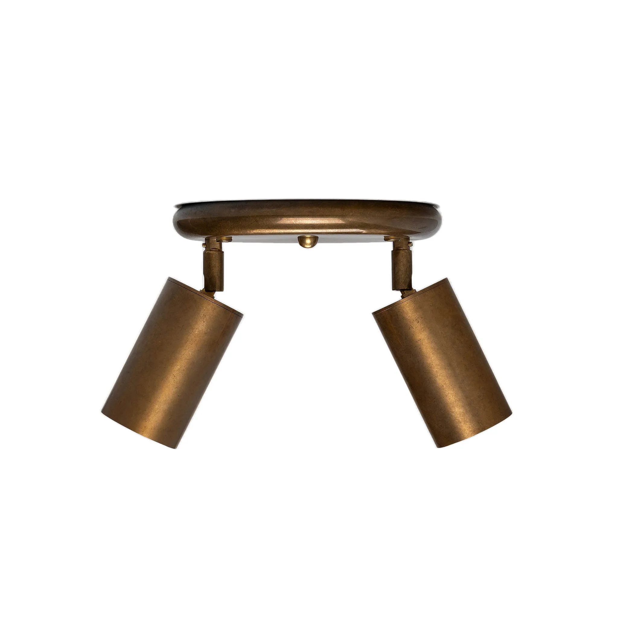 Evanston brass 2-spotlight | satin brass