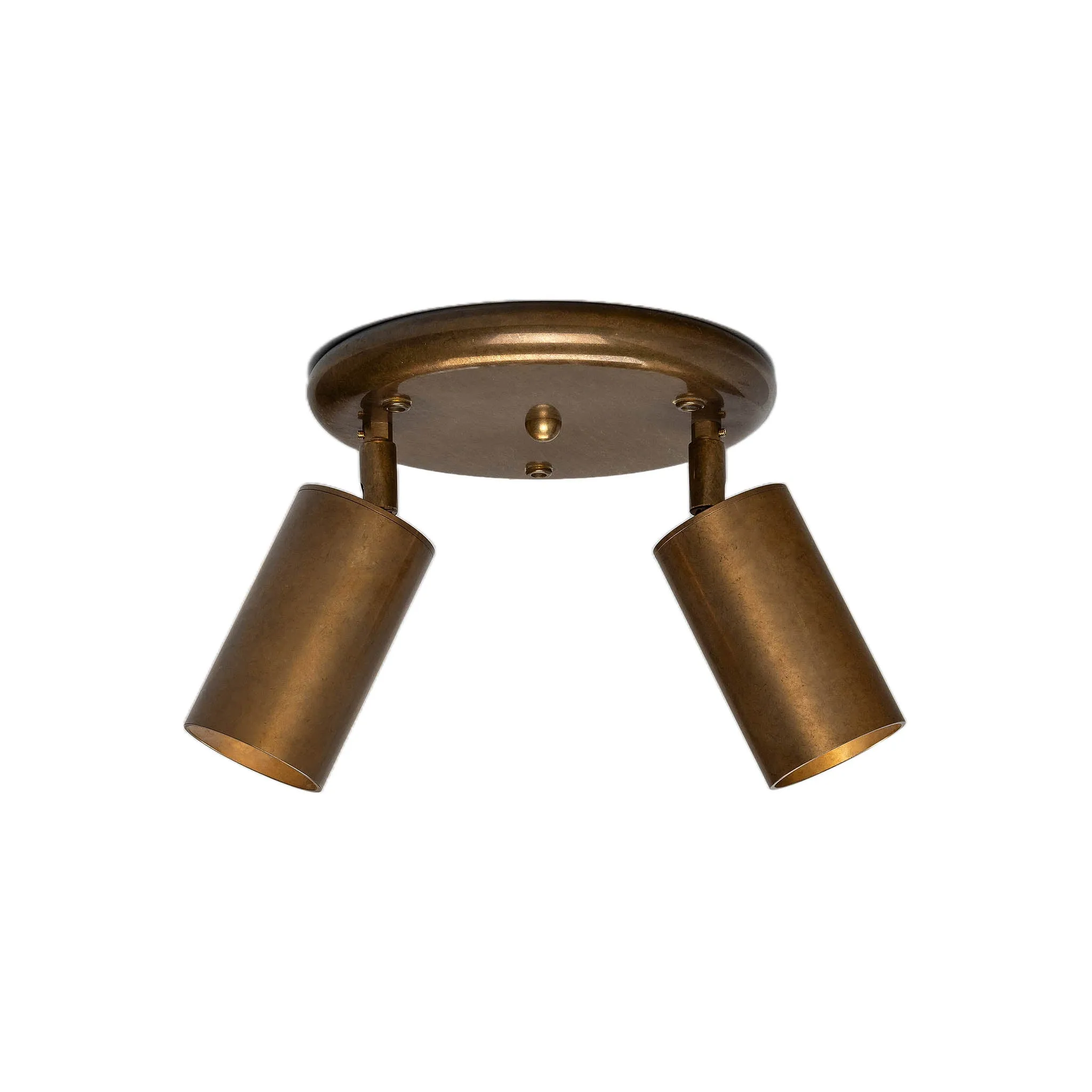 Evanston brass 2-spotlight | satin brass