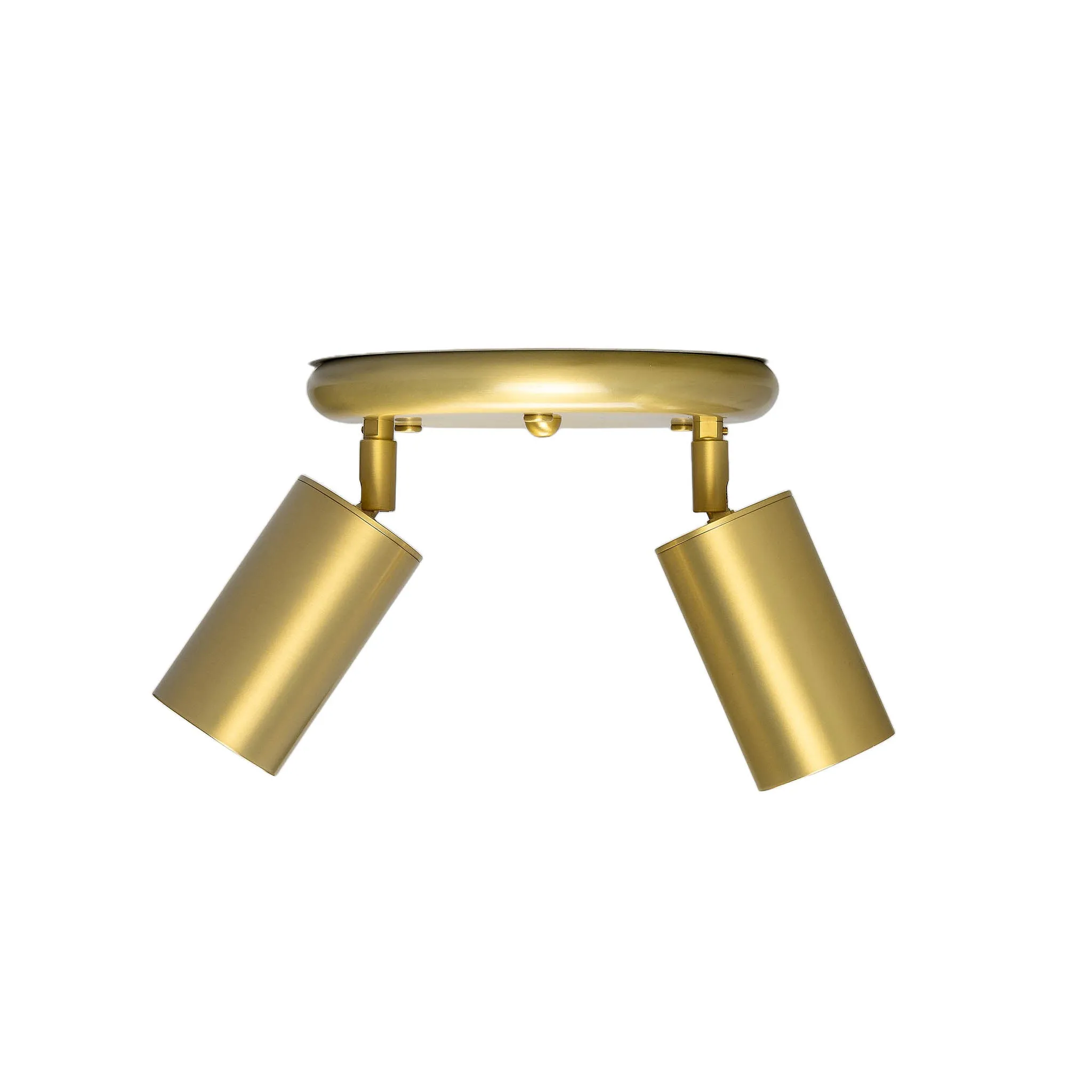 Evanston brass 2-spotlight | satin brass