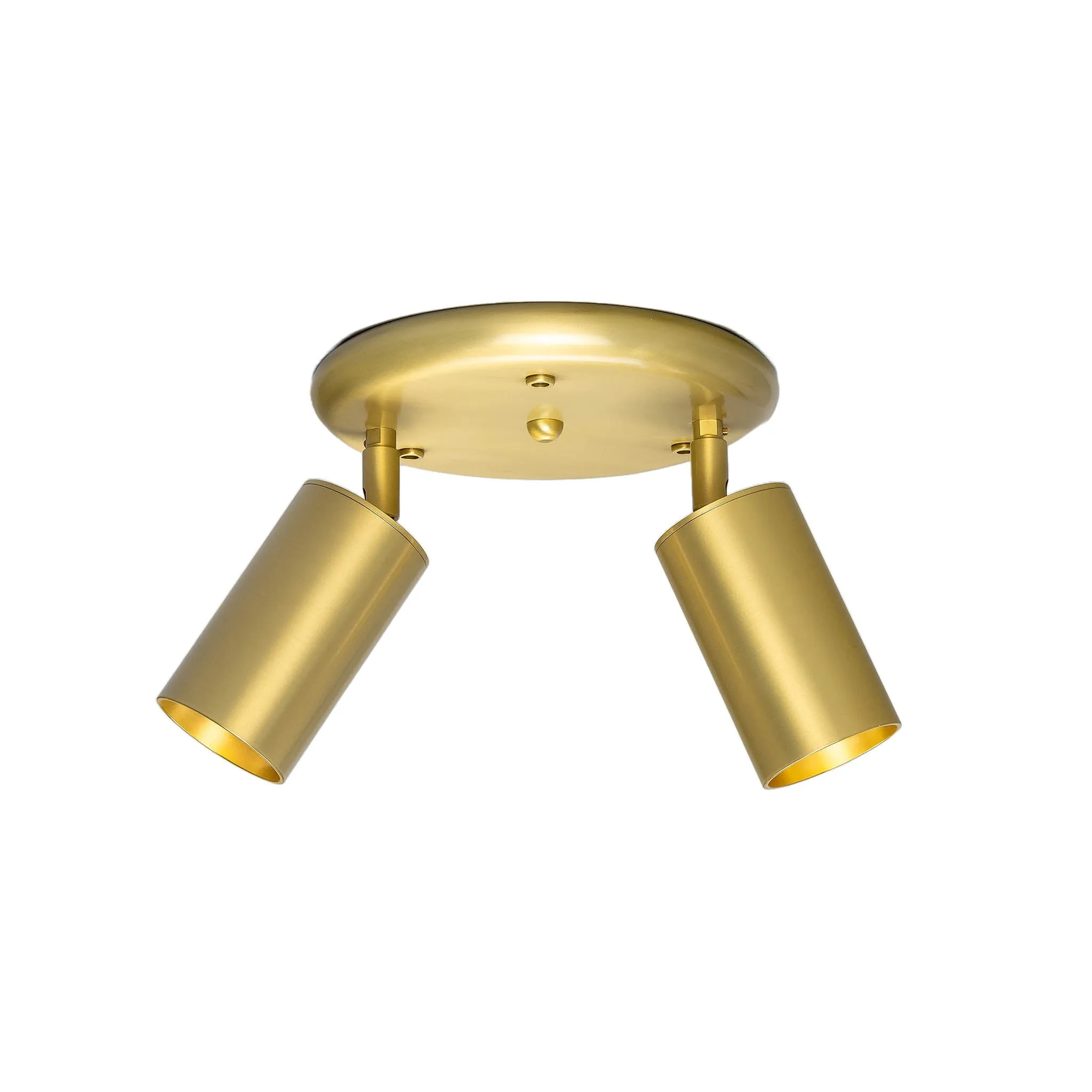 Evanston brass 2-spotlight | satin brass