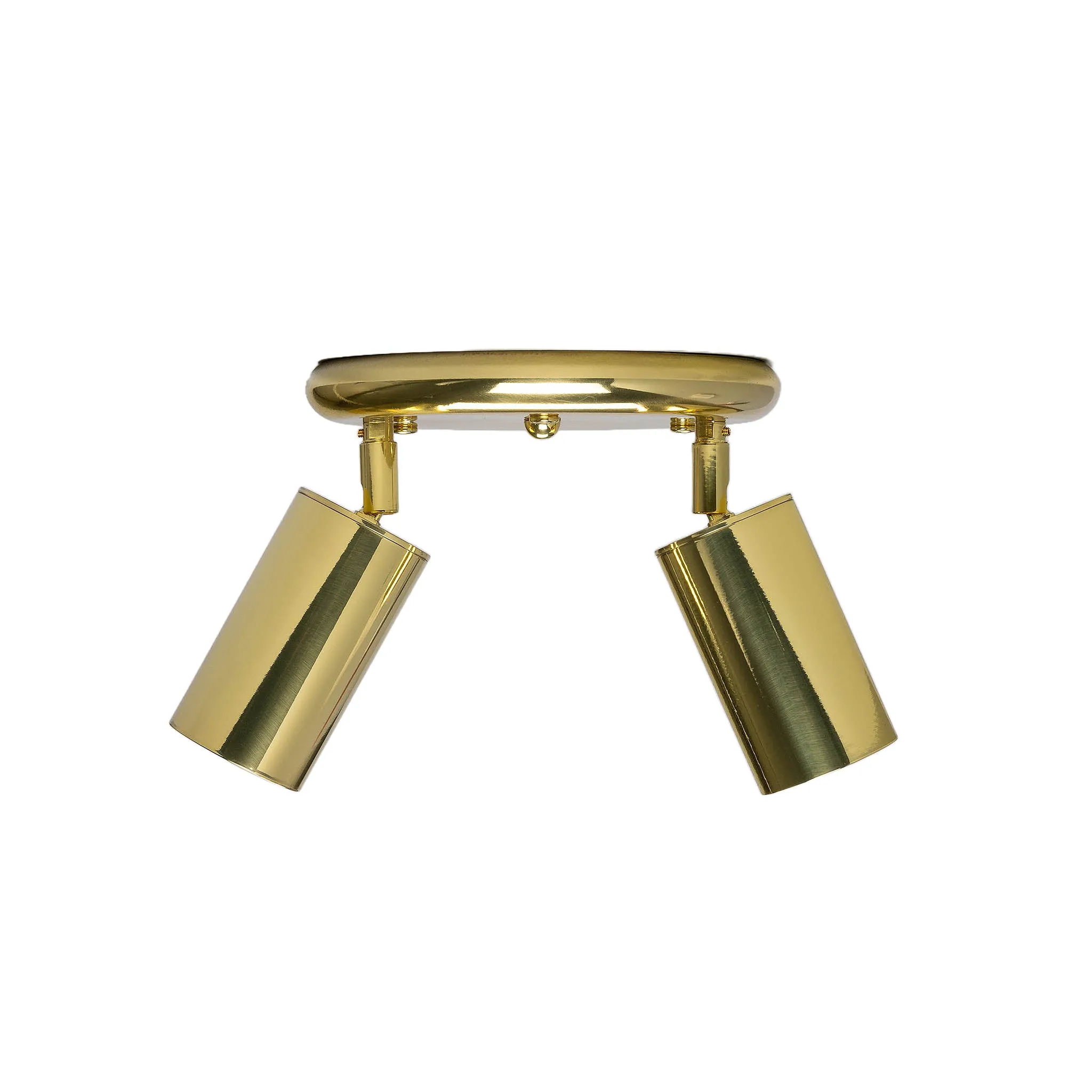 Evanston brass 2-spotlight | satin brass