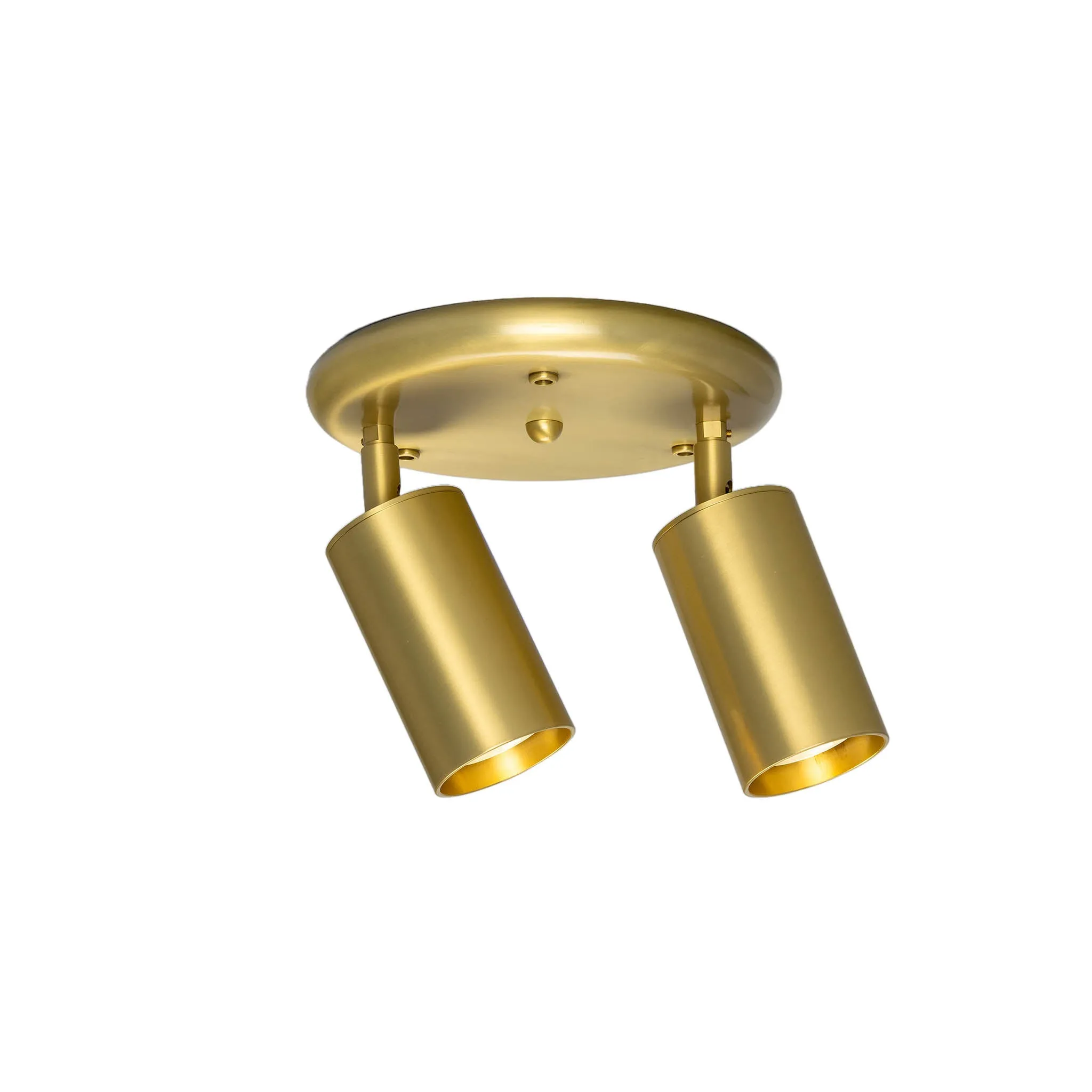 Evanston brass 2-spotlight | satin brass