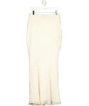 House of CB Cream Lana Skirt UK M