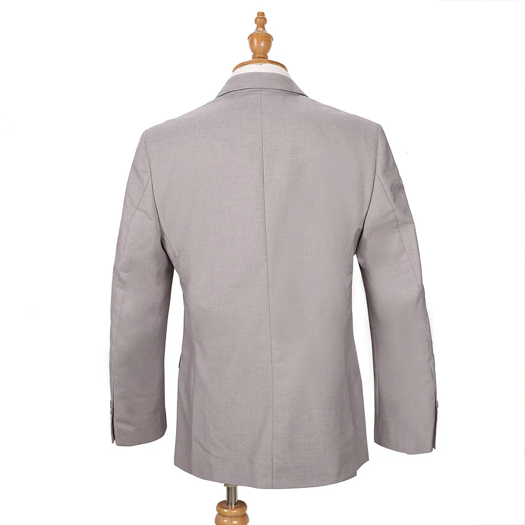 Joseph Michael Slim Fit Sharkskin Vested Suit, Sand