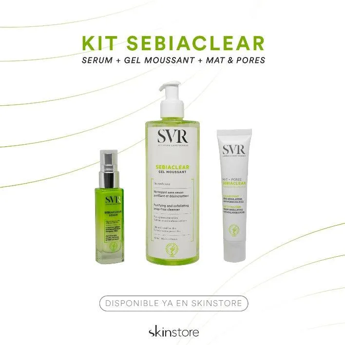 KIT SEBIACLEAR MAT (PIEL MIXTA, GRASA CON TENDENCIA ACNÉICA)
