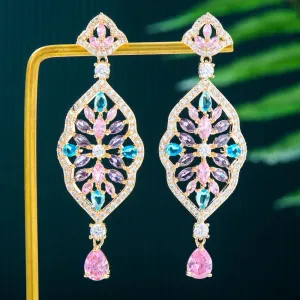 Luxury Cute Shiny Pendant Earrings For Gorgeous Fashion Women Bridal Earring