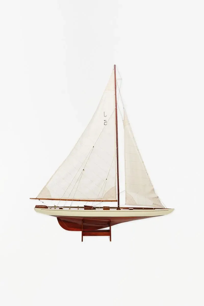 Maqueta de velero clásico o vintage en madera