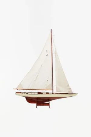 Maqueta de velero clásico o vintage en madera