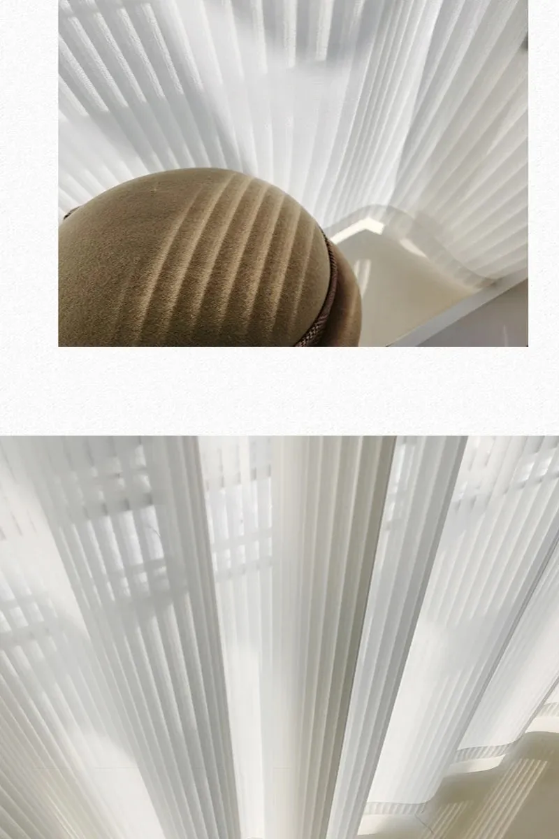 Modern Transparent White Tulle Curtains for Living Room Striped Vertical Veil Window Sheer Curtains for Bedroom Organza Voile