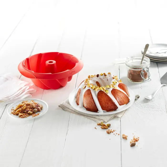 Molde Savarin Espiral Rojo