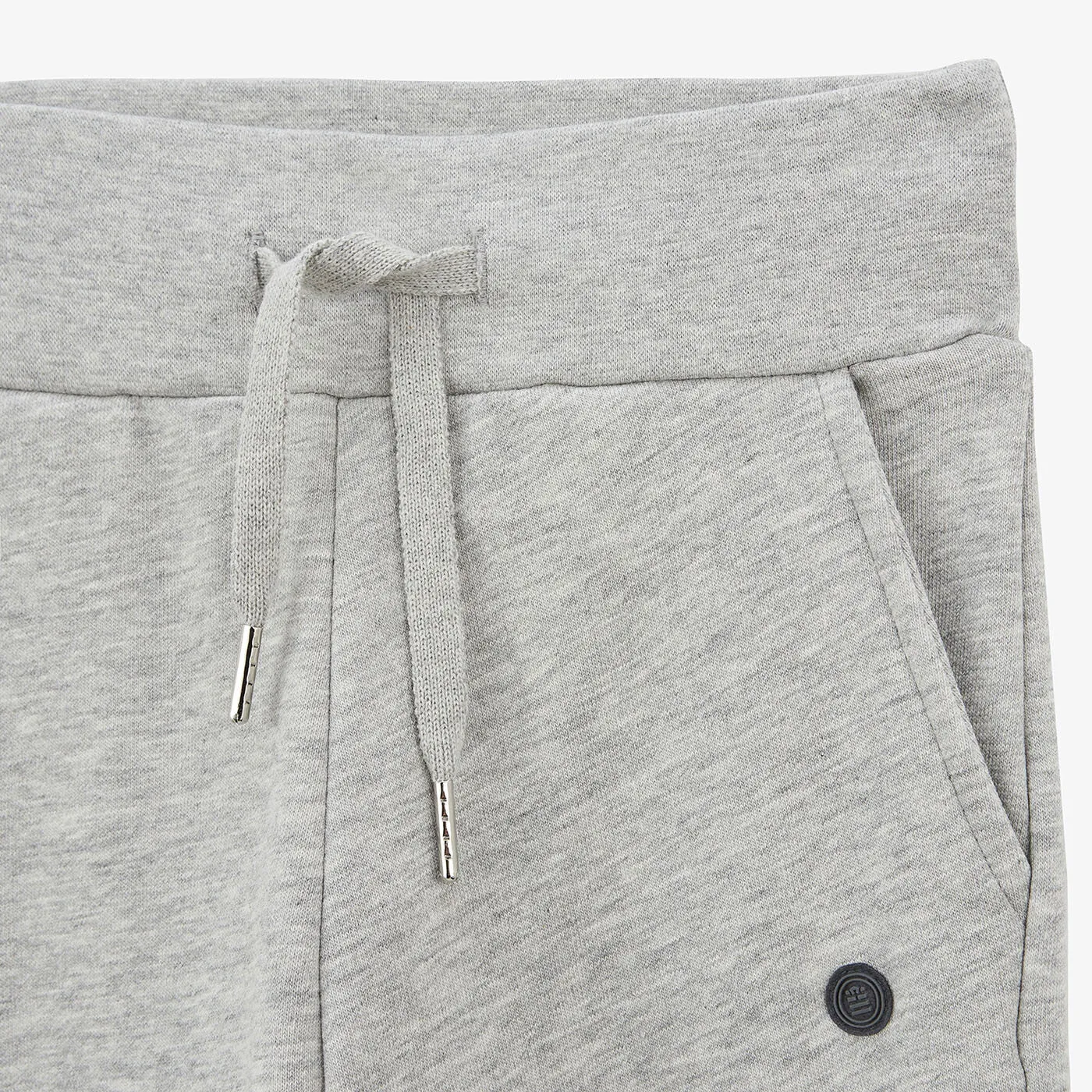 Pantalon de jogging junior en molleton gris chiné