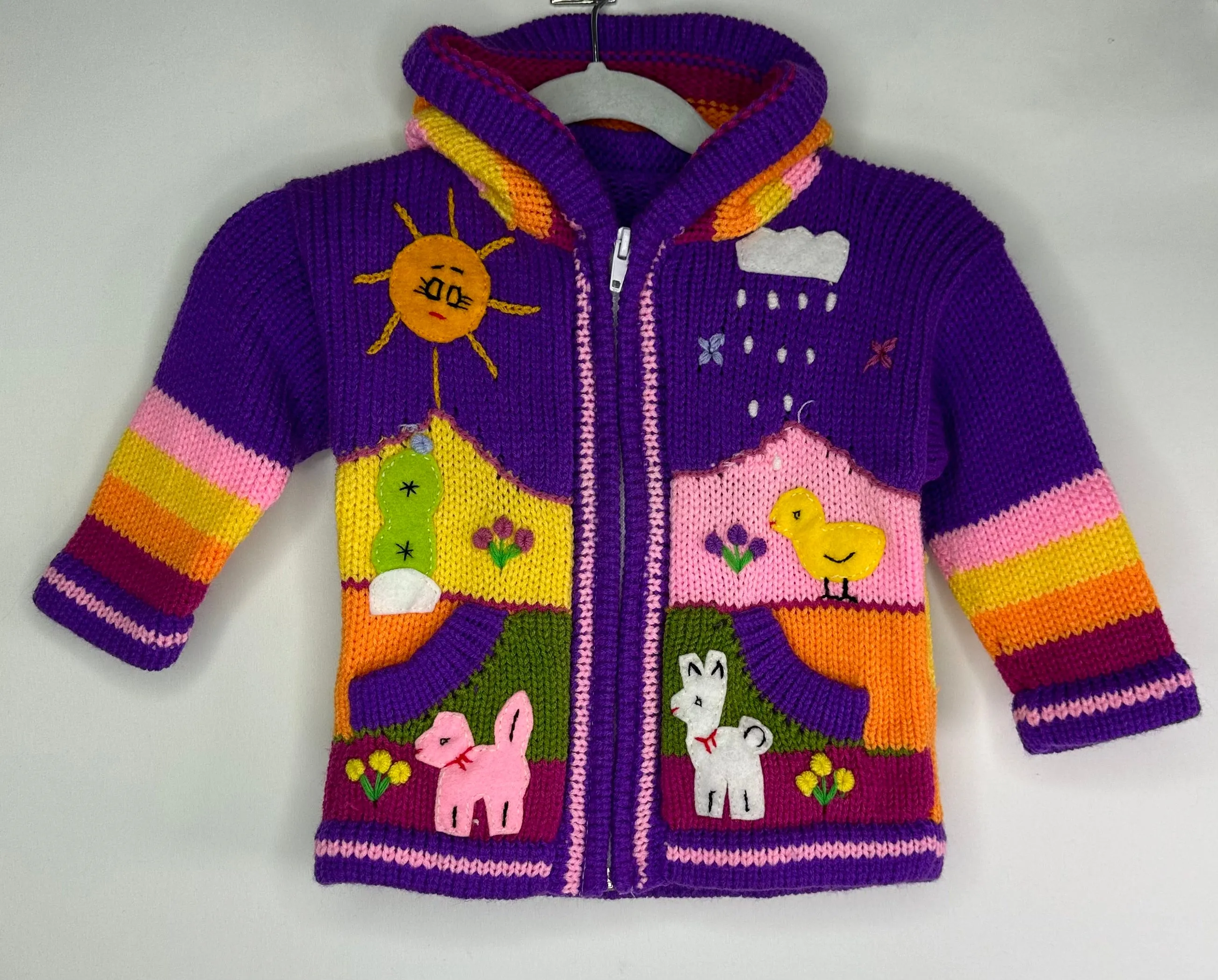 Peruvian Wool Sweater size 0-18m