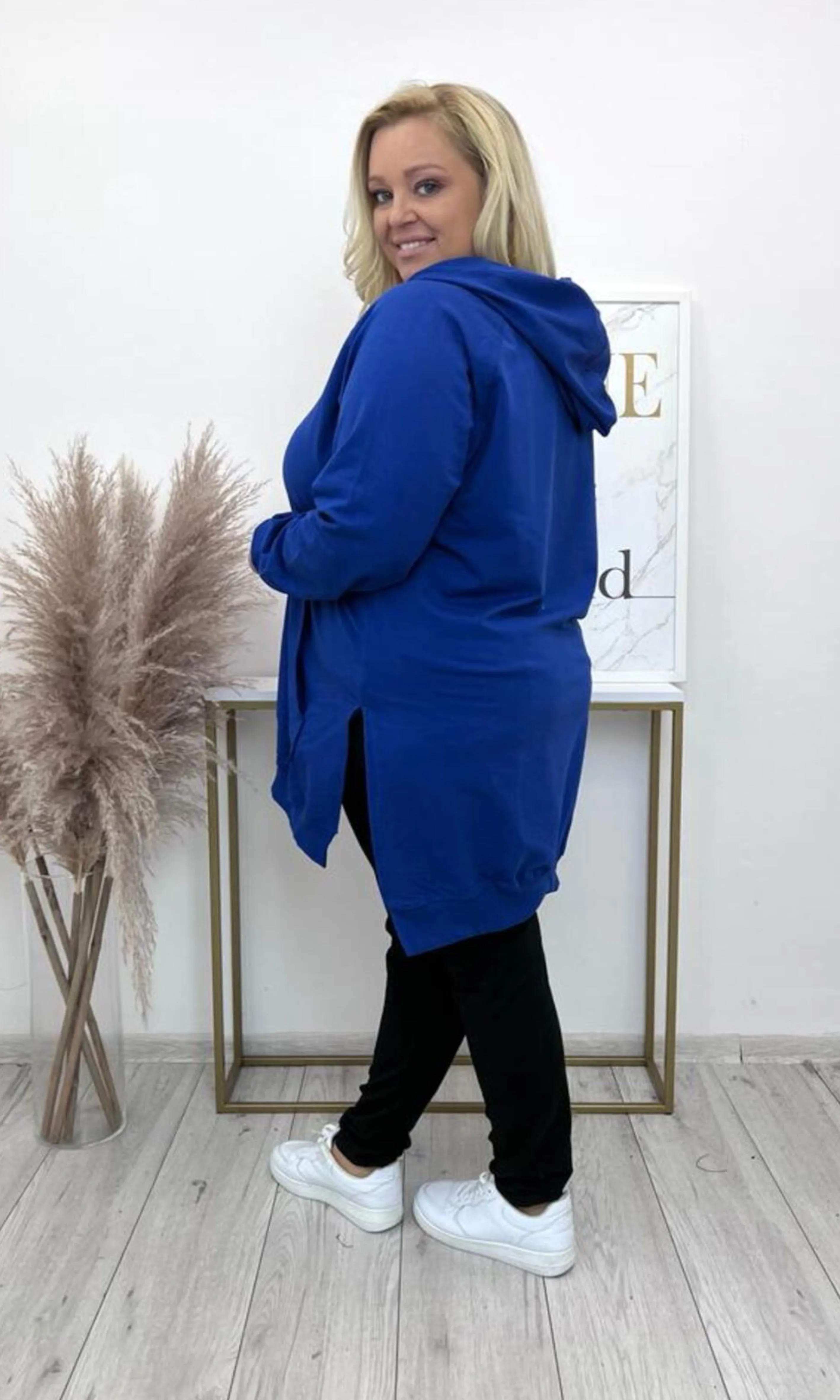 PLUSSIZE Trui Blauw Marbella