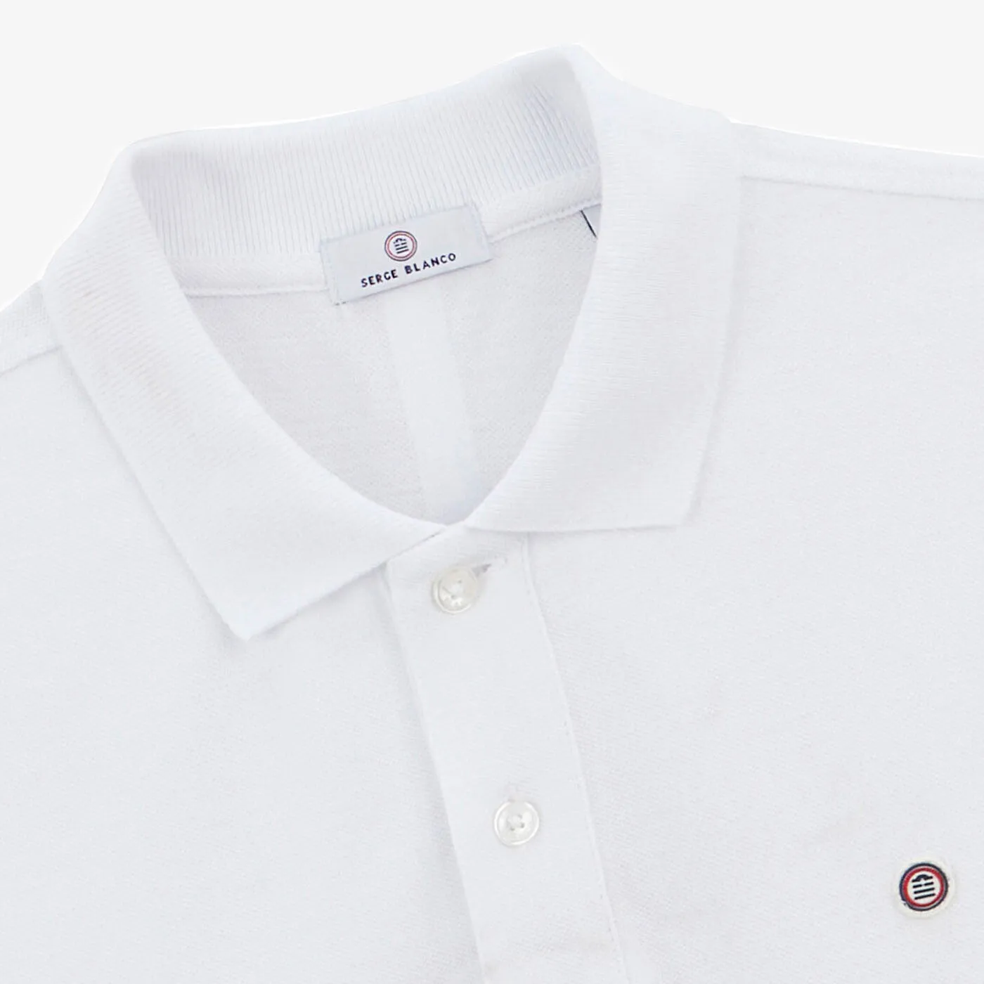 Polo piqué Lucas blanc